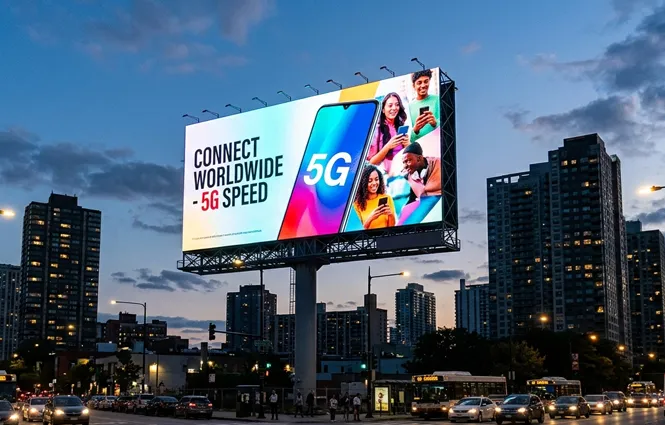 Outdoor LED Billboard for Commercial Advertising