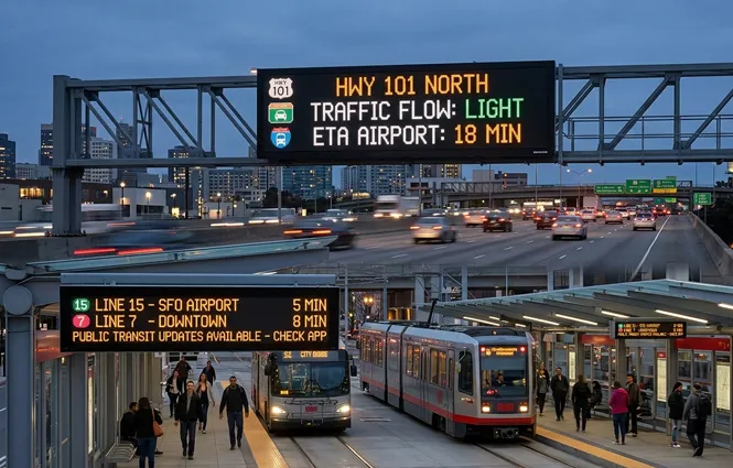 Transportation Outdoor LED Display System